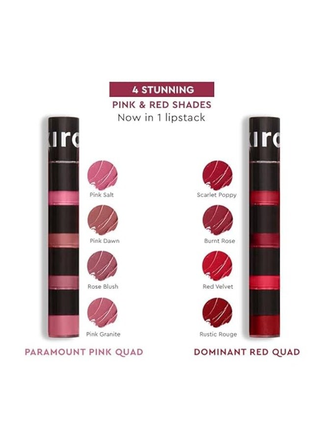 كيرو أحمر شفاه سائل مطفي خفيف من كيرو فور بلاي نون ستوب - أحمر داكن، 6 مل | 4 درجات من أحمر الشفاه | يدوم طويلاً، مقاوم للتلطخ، مرطب، خفيف الوزن | غني بزيت الأفوكادو والمشمش - Image 2